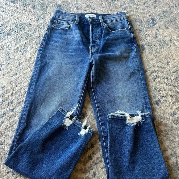 Pistola Charlie High-Rise Straight Ankle Jeans size 25 - Picture 2 of 5